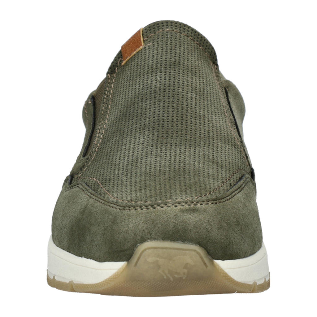 Mustang slip-on sneakers groen | wehkamp