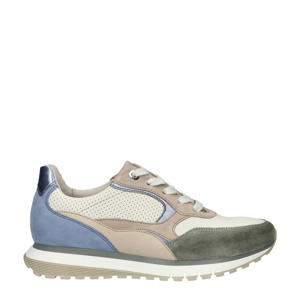   leren sneakers groen multi