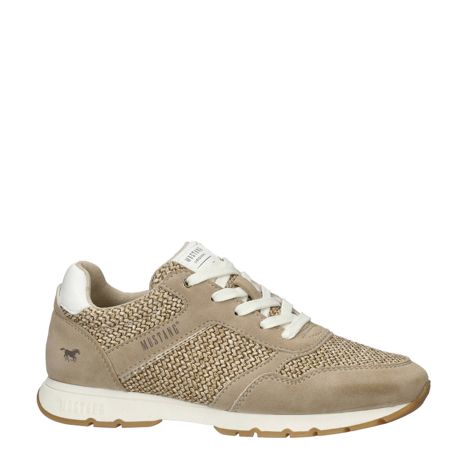 Mustang sneakers beige kopen Morgen in huis wehkamp