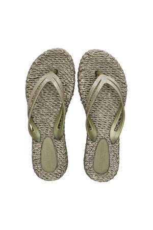 Cheerful 13 teenslippers met glitters goud