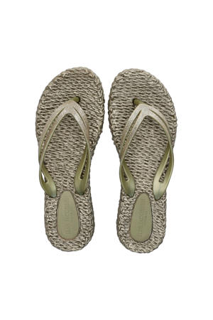 Cheerful 13 teenslippers met glitters goud