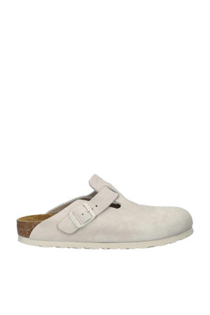 suède clogs ecru