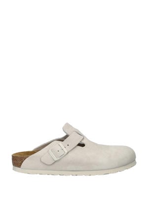 suède clogs ecru