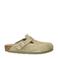 Birkenstock suède clogs beige