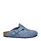 Birkenstock suède clogs lichtblauw