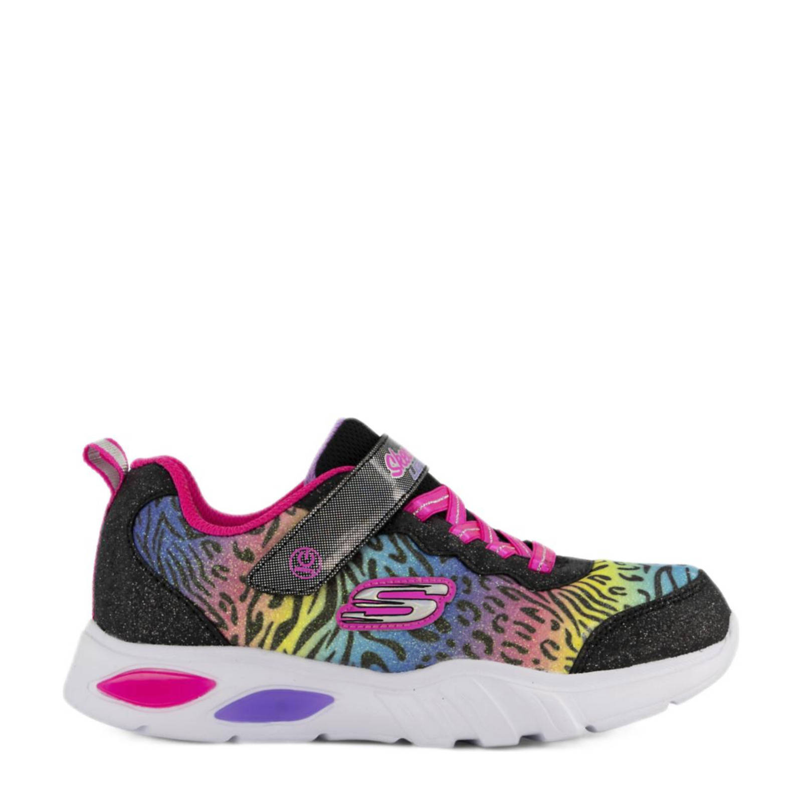 Sneakers zwart online roze