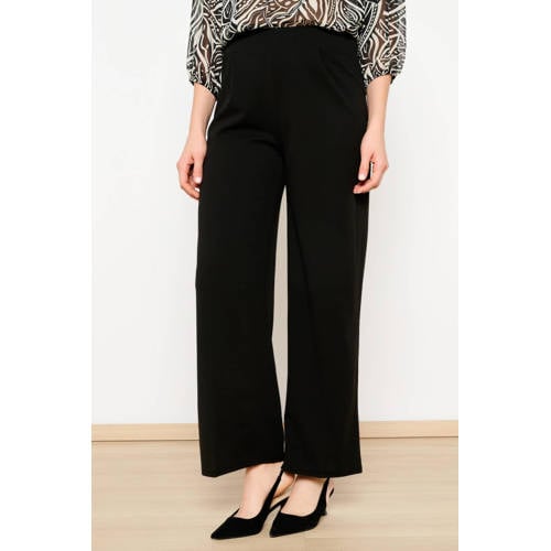 LOLALIZA high waist wide leg pantalon zwart afbeelding
