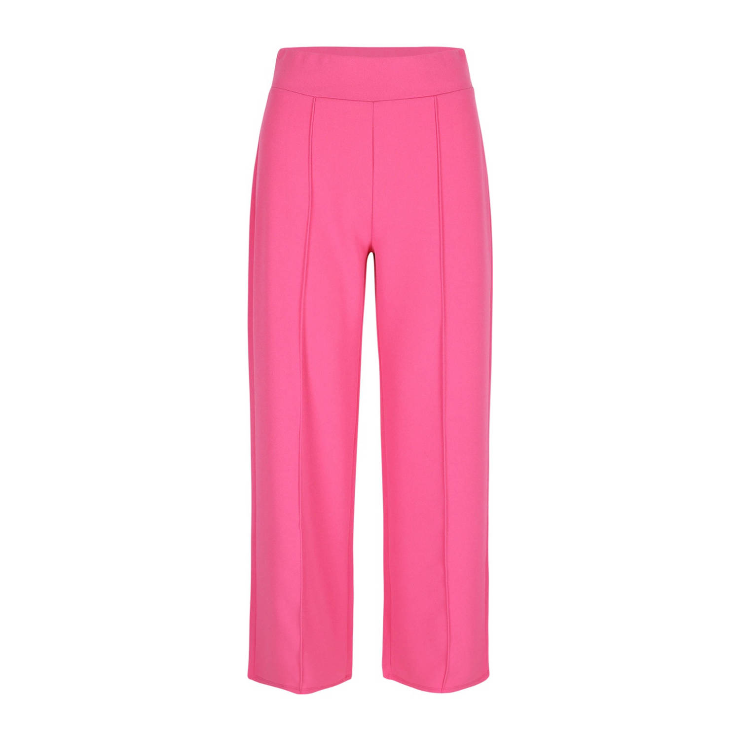 LOLALIZA high waist wide leg pantalon fuchsia