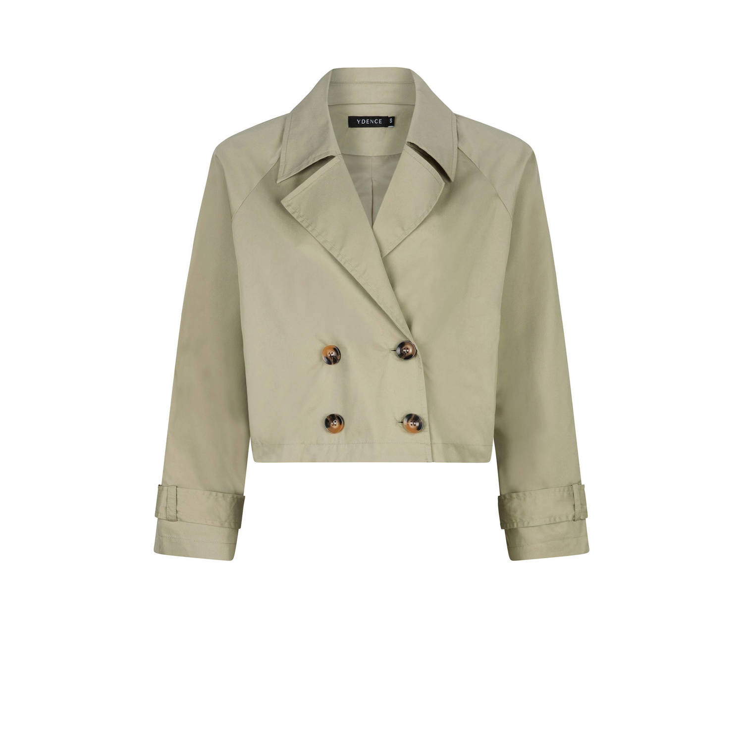 YDENCE Dames Jassen Coat Olive Khaki