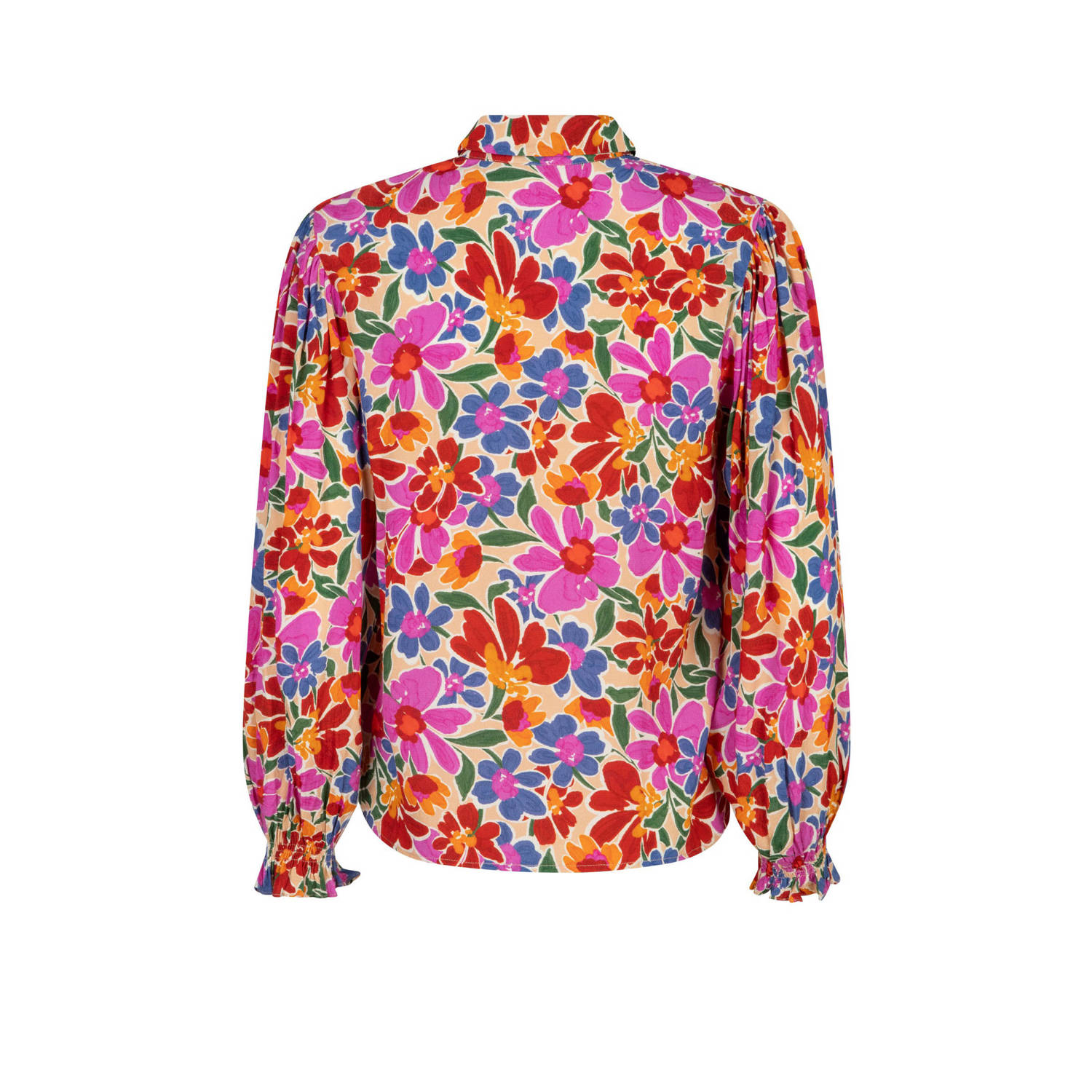 Ydence gebloemde blouse Alyssa paars blauw