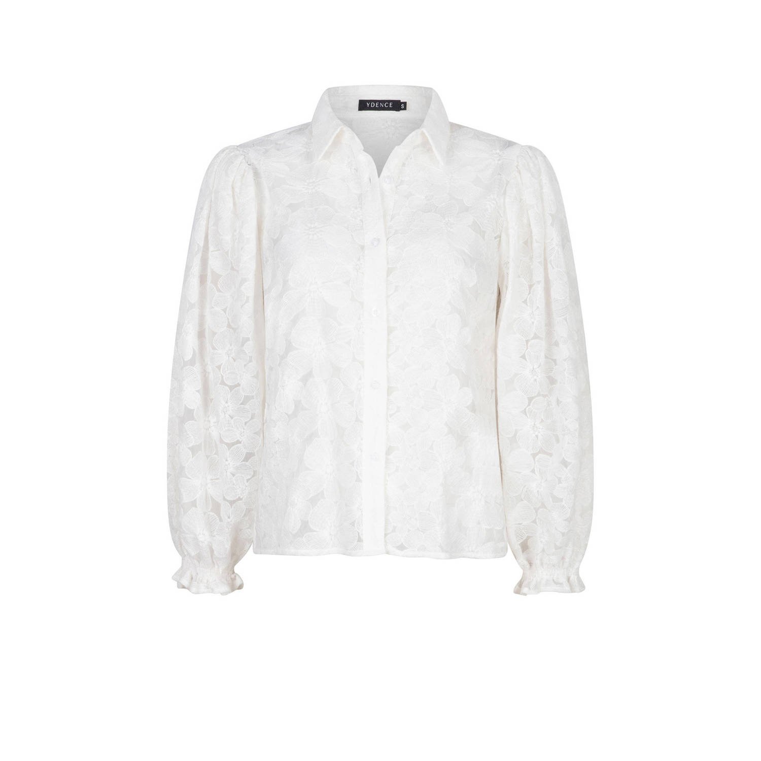 Ydence Blouse lange mouw Ss2434 Birdie Beige Dames