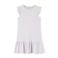NAME IT KIDS A-lijn jurk NKFVIDA met all over print en volant lila/wit