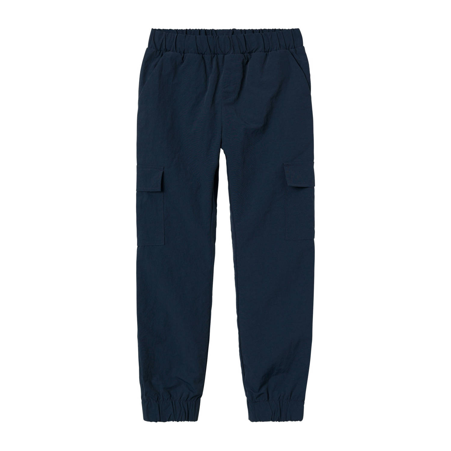 Name it KIDS cargobroek NKMDECAR donkerblauw Jongens Nylon Effen 134