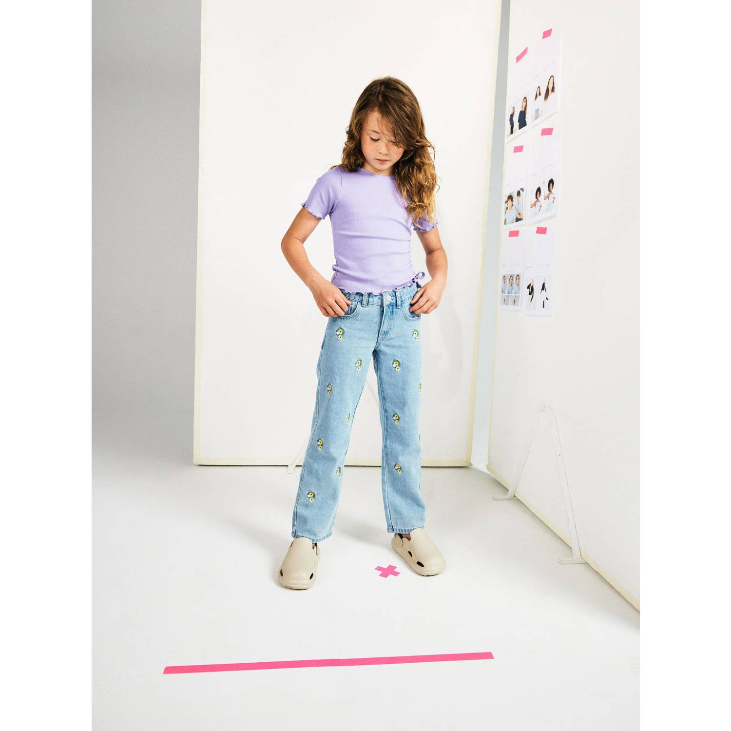 NAME IT KIDS T-shirt NKFDALILLA lila