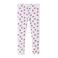 NAME IT MINI legging met all over print wit/fuchsia