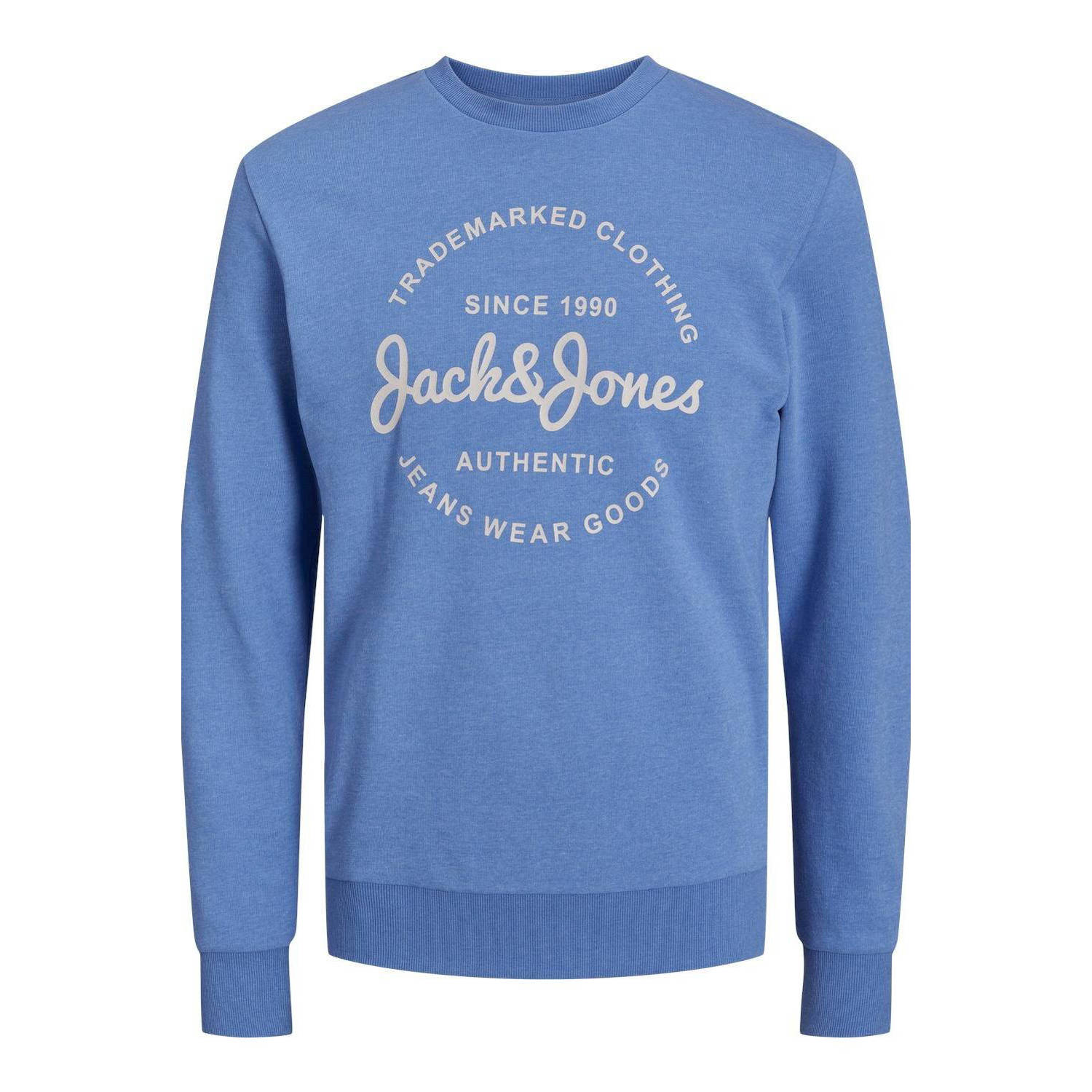 JACK & JONES sweater JJFOREST met printopdruk pacific coast