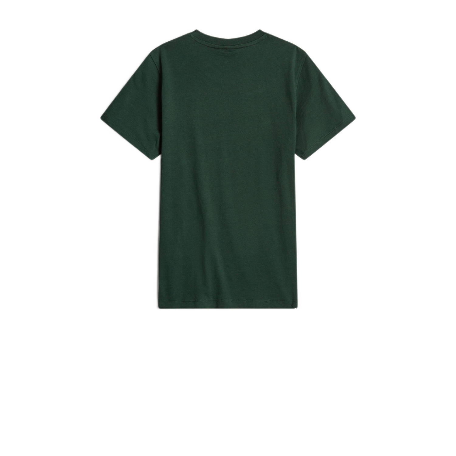 G-STAR T-shirt t- shirt s\\s regular donkergroen ecru