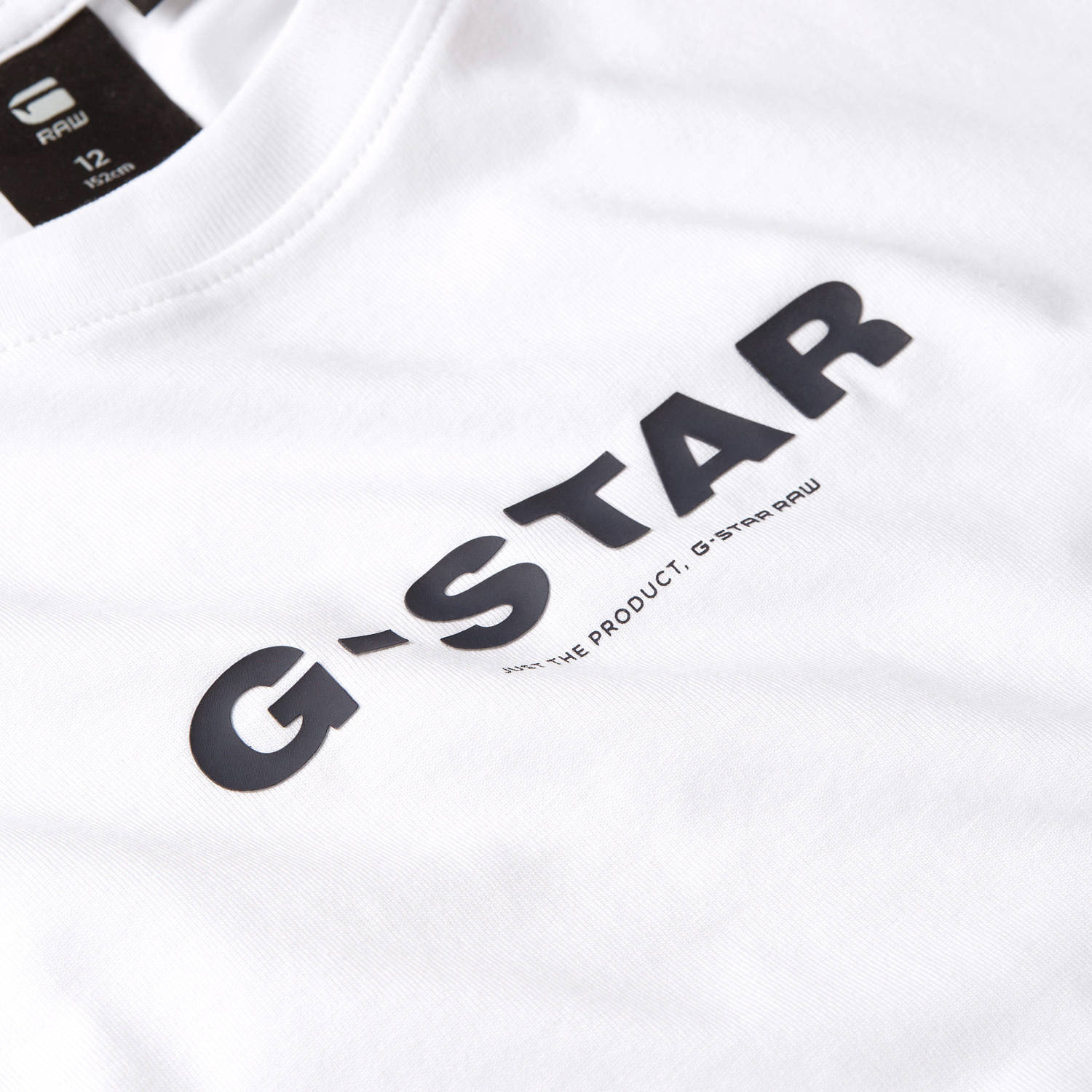 G-Star RAW T-shirt t-shirt s\\s loose met logo wit