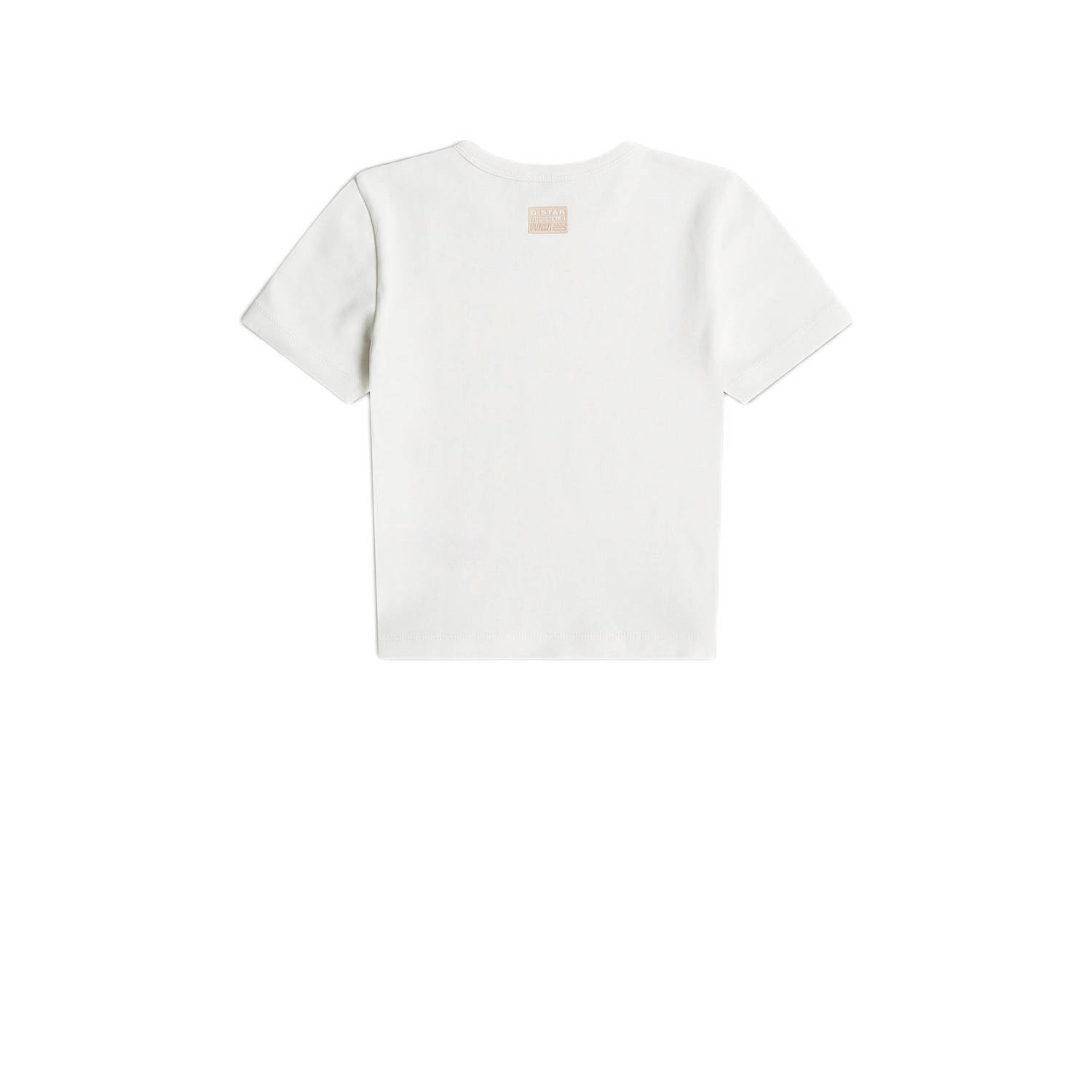 G-STAR T-shirt t-shirt s\\s slim crop wit