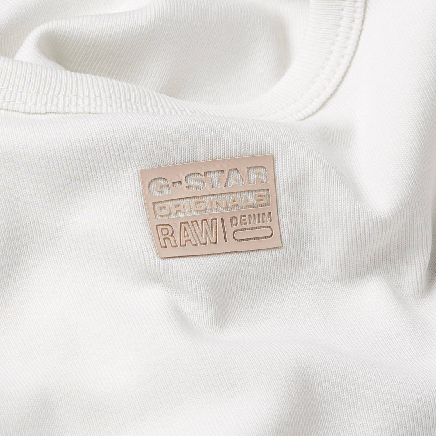G-STAR T-shirt t-shirt s\\s slim crop wit