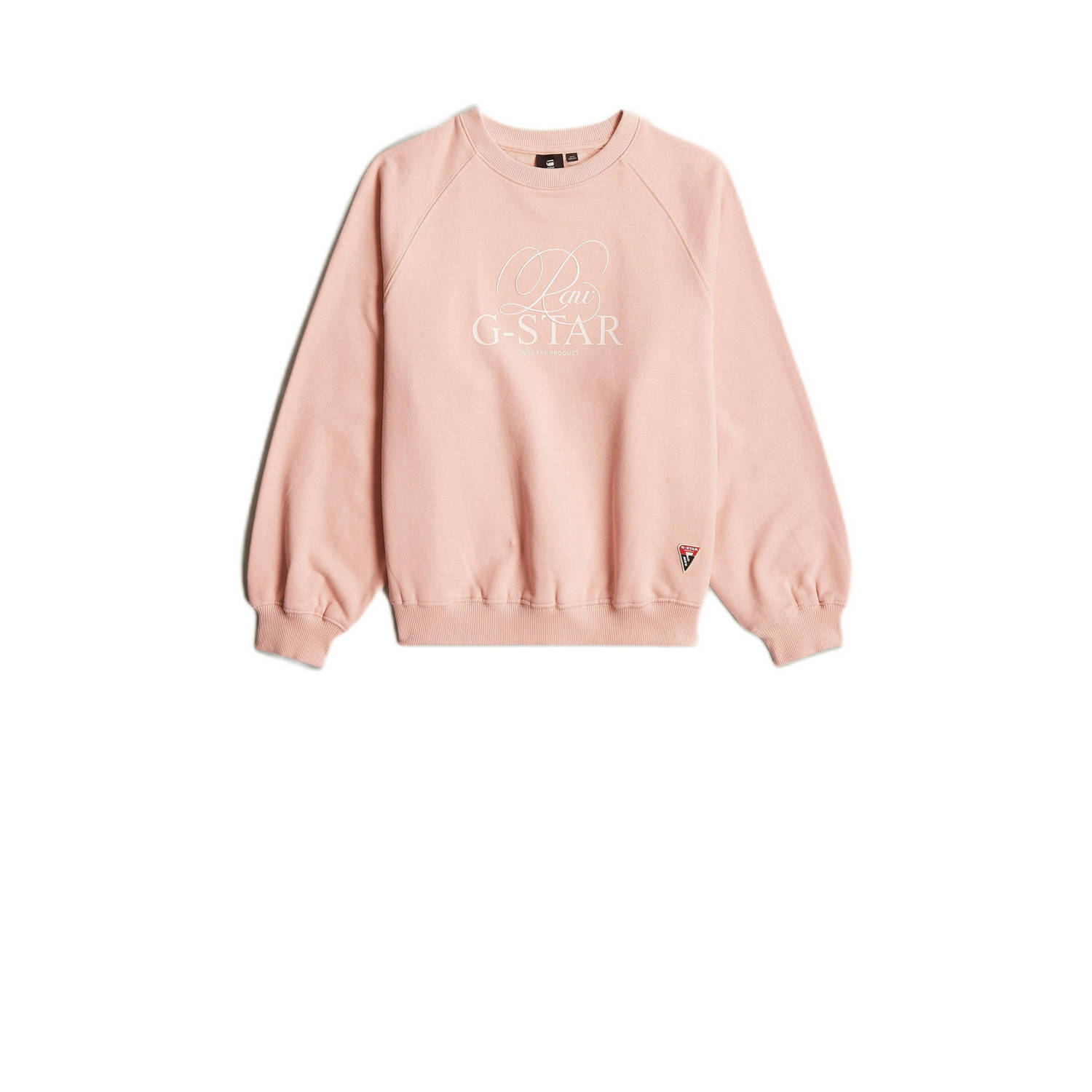 G-Star RAW Kids Sweater Loose Raglan Roze meisjes