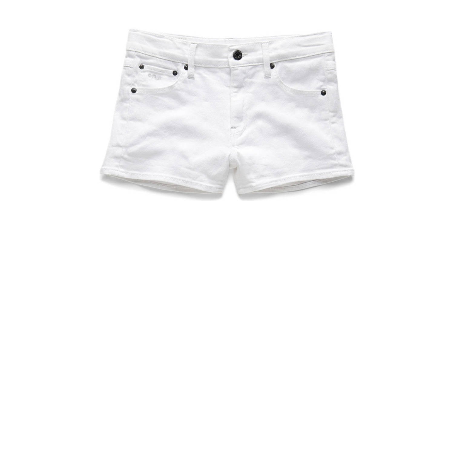 G-Star RAW 3301 Skinny Short Wit meisjes