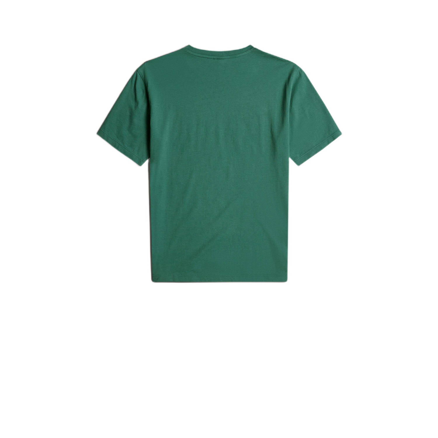 G-STAR T-shirt met printopdruk donkergroen wit zwart