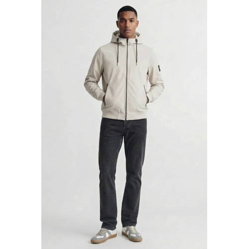 JACK & JONES ESSENTIALS softshell jas JJEBASIC moonbeam afbeelding