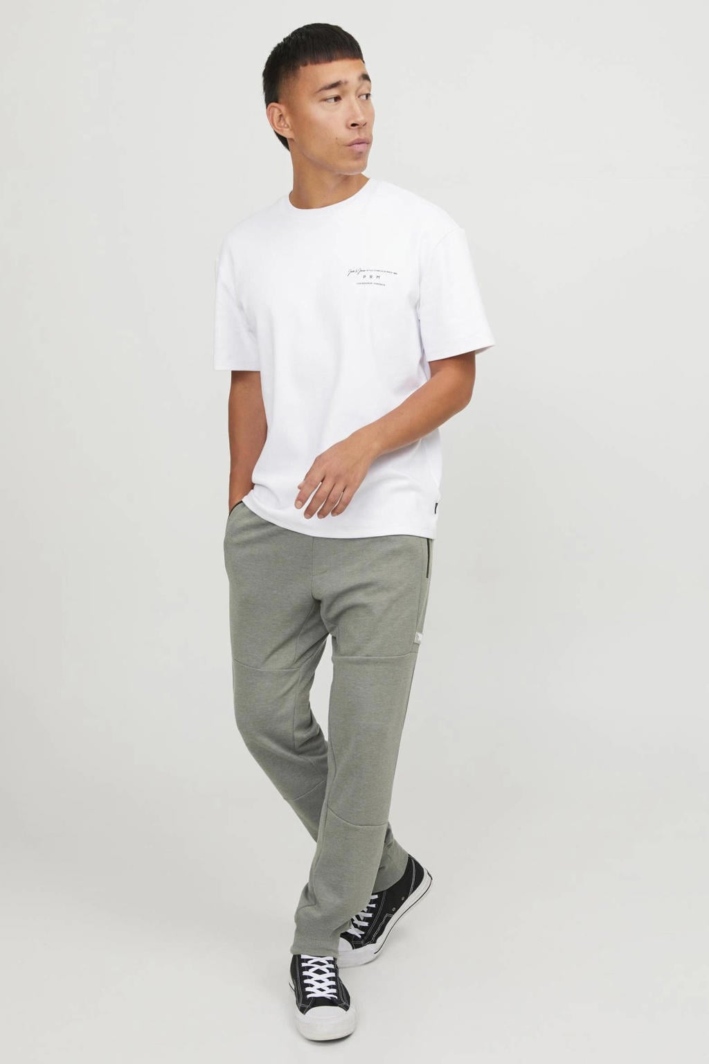 JACK & JONES PANTS STUDIO slim fit joggingbroek JPSTWILL JJAIR met logo