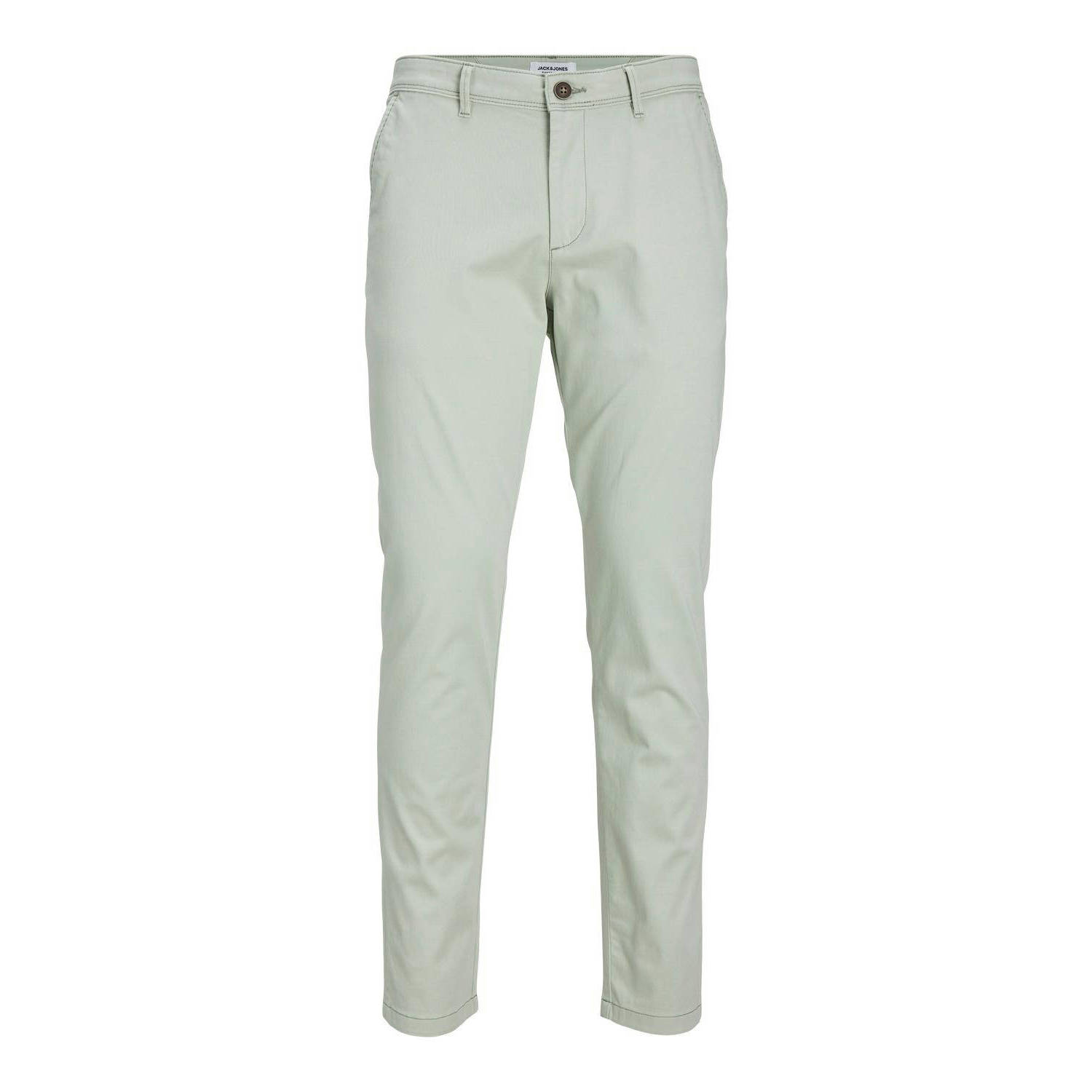 JACK & JONES PANTS STUDIO slim fit chino JPSTMARCO desert sage