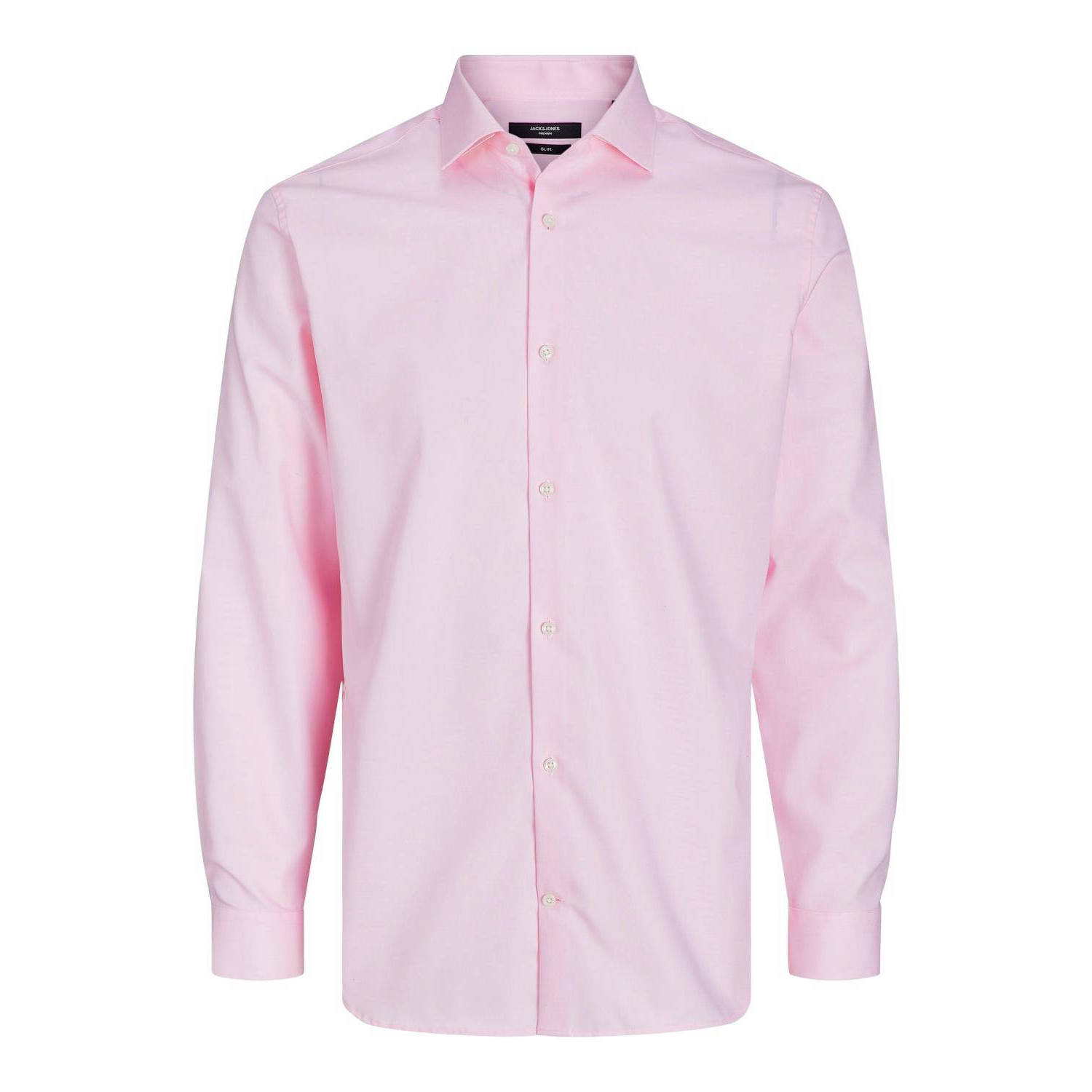 JACK & JONES ESSENTIALS slim fit overhemd JPRBLAPARKER pink nectar