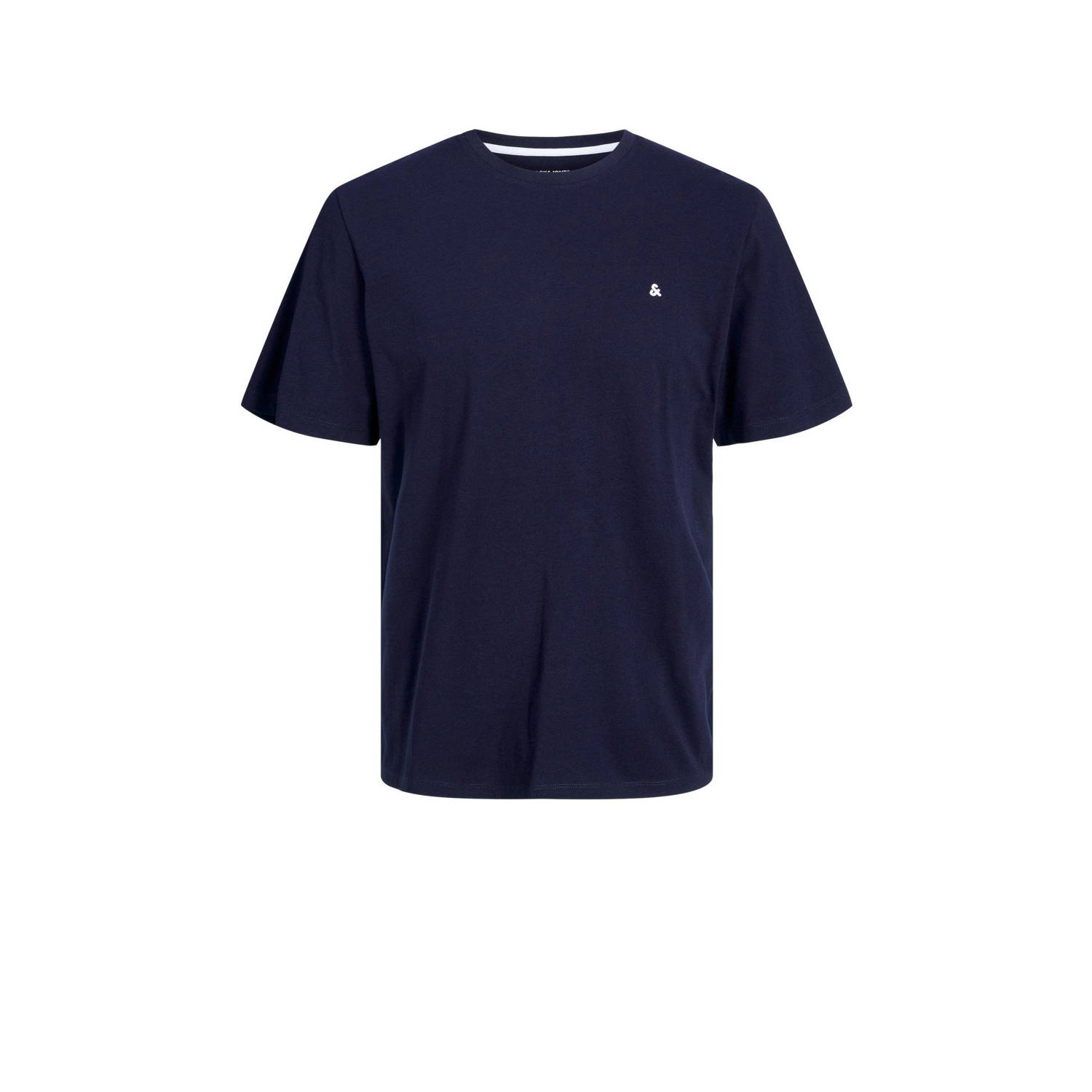 JACK & JONES ESSENTIALS regular fit T-shirt donkerblauw