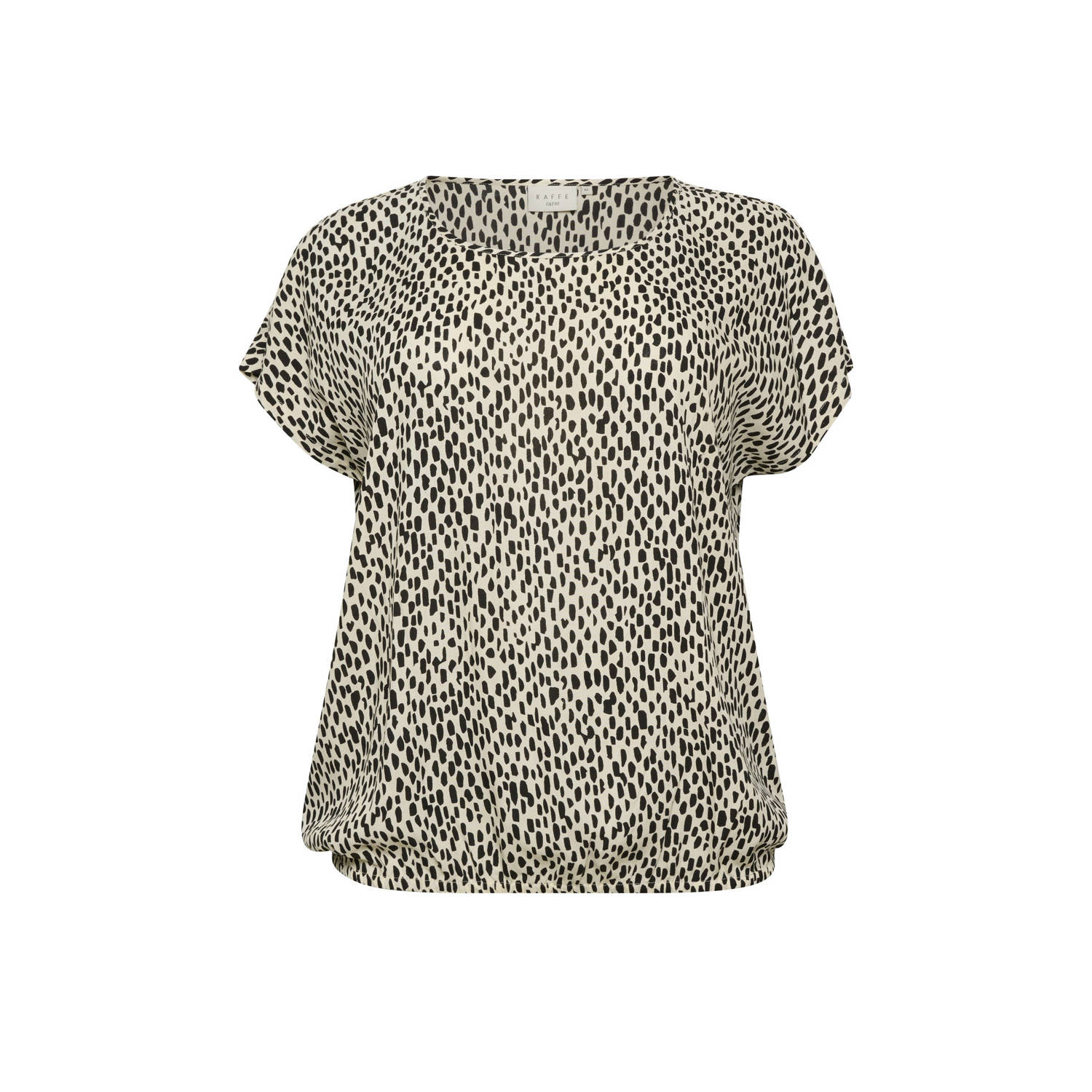 Kaffe Curve top met all over print