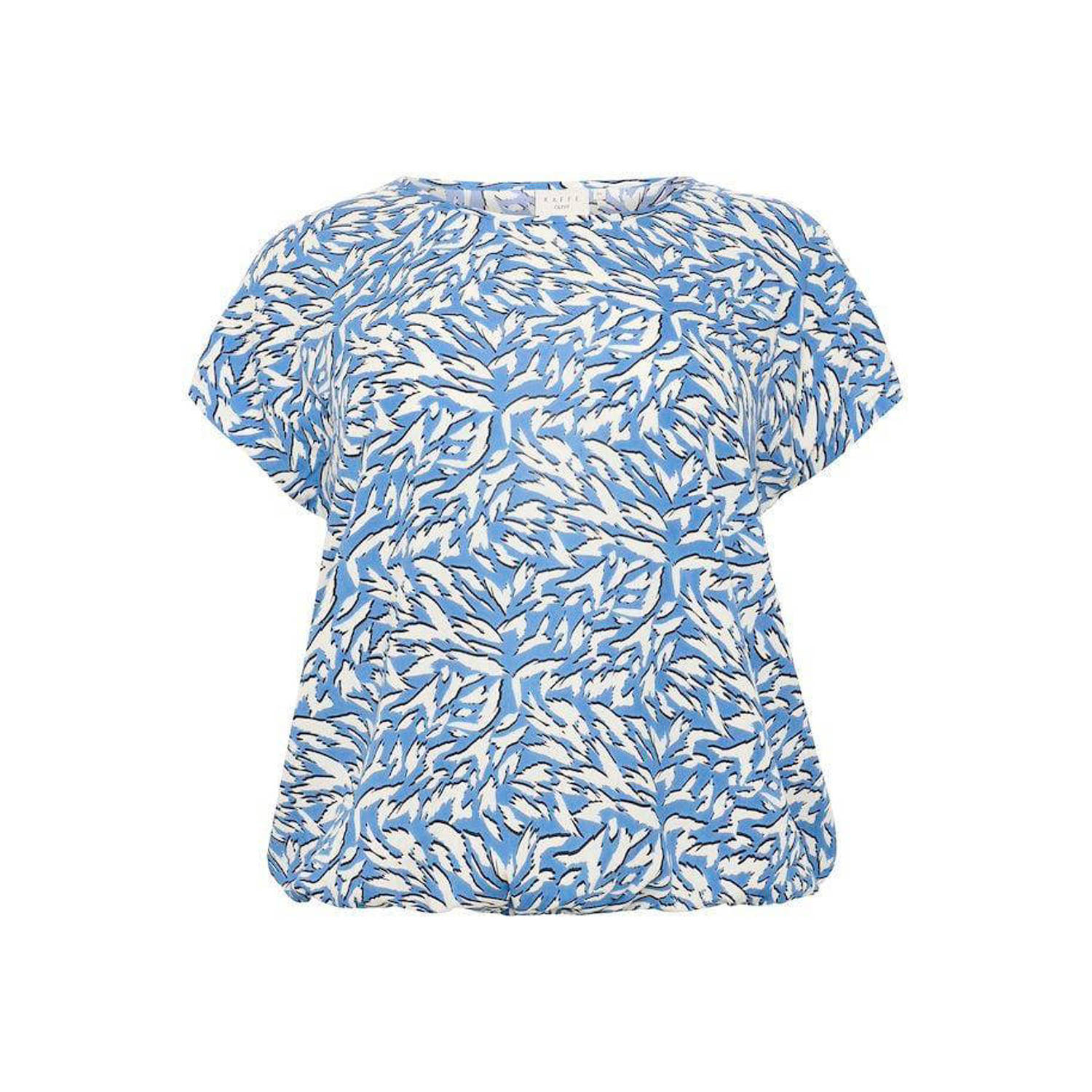 Kaffe Curve top met all over print