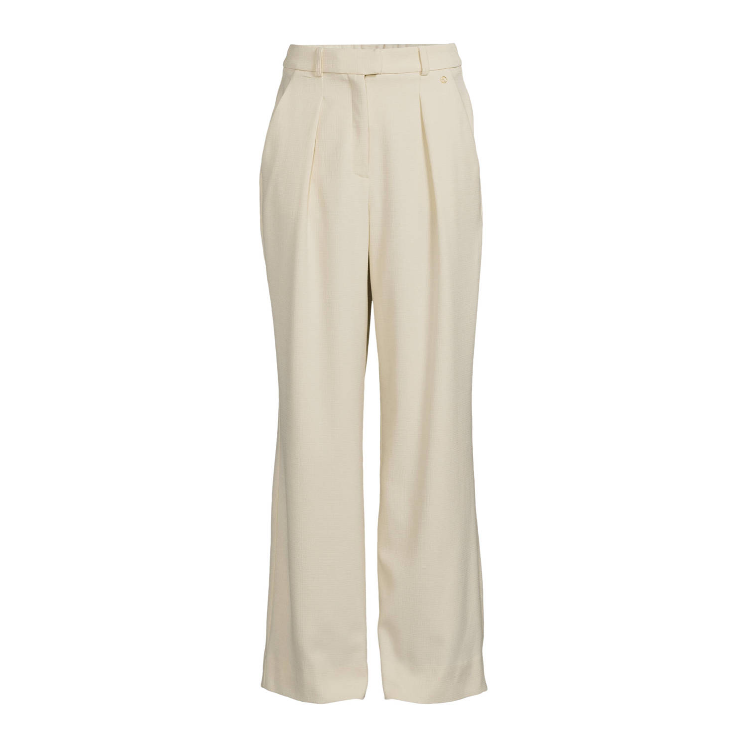 JOSH V high waist wide leg pantalon Lia ecru