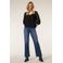 Miss Etam wide leg jeans medium blue denim