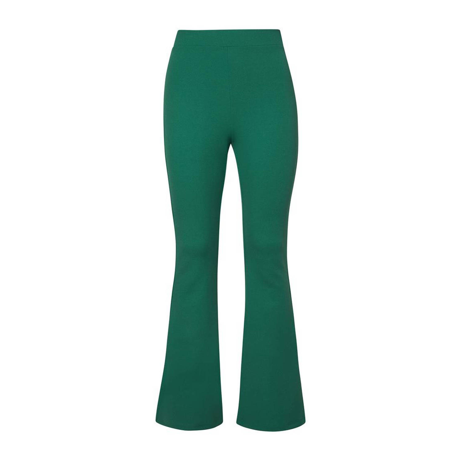 Miss Etam Regulier slim fit broek Mara groen