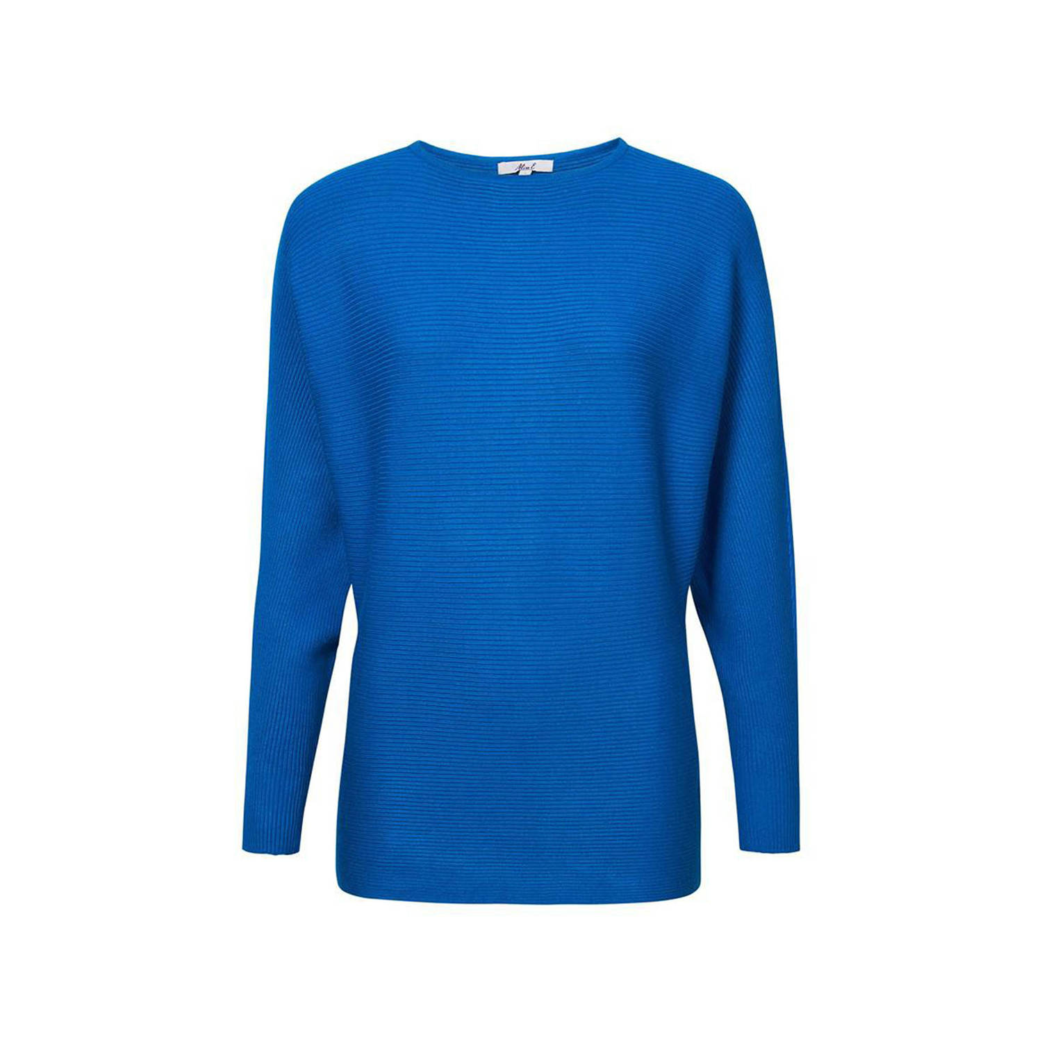 Miss Etam Regulier trui Letizia rib sweater blauw