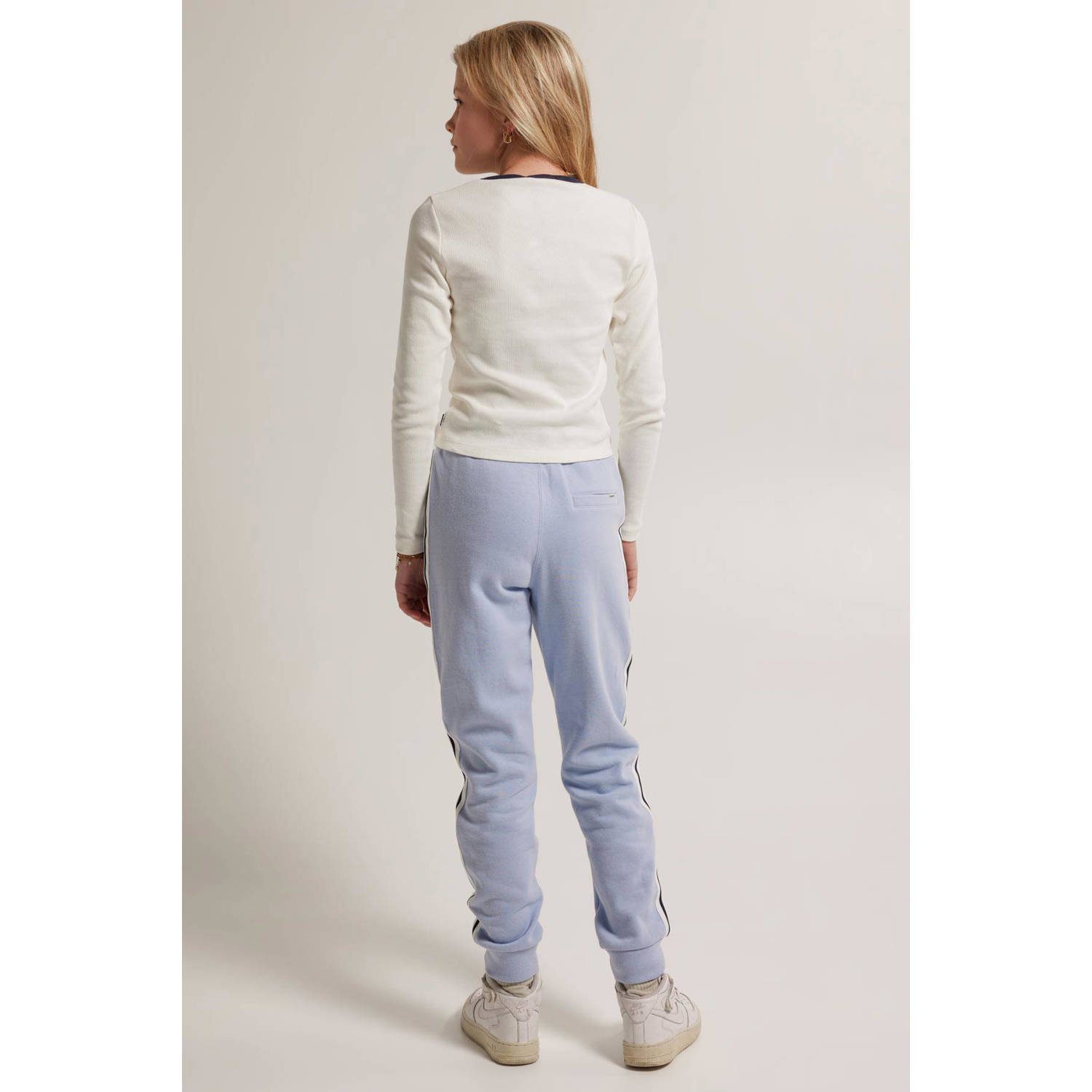 America Today longsleeve met tekst wit