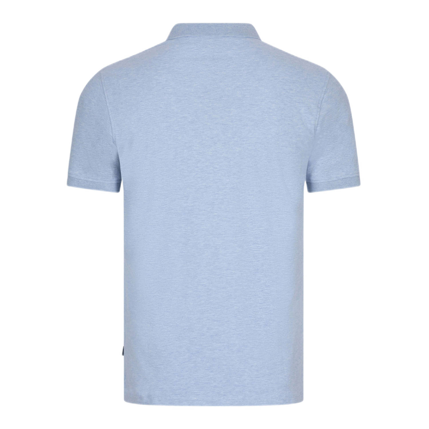 Cavallaro Napoli regular fit polo Bavegio met logo light blue melange