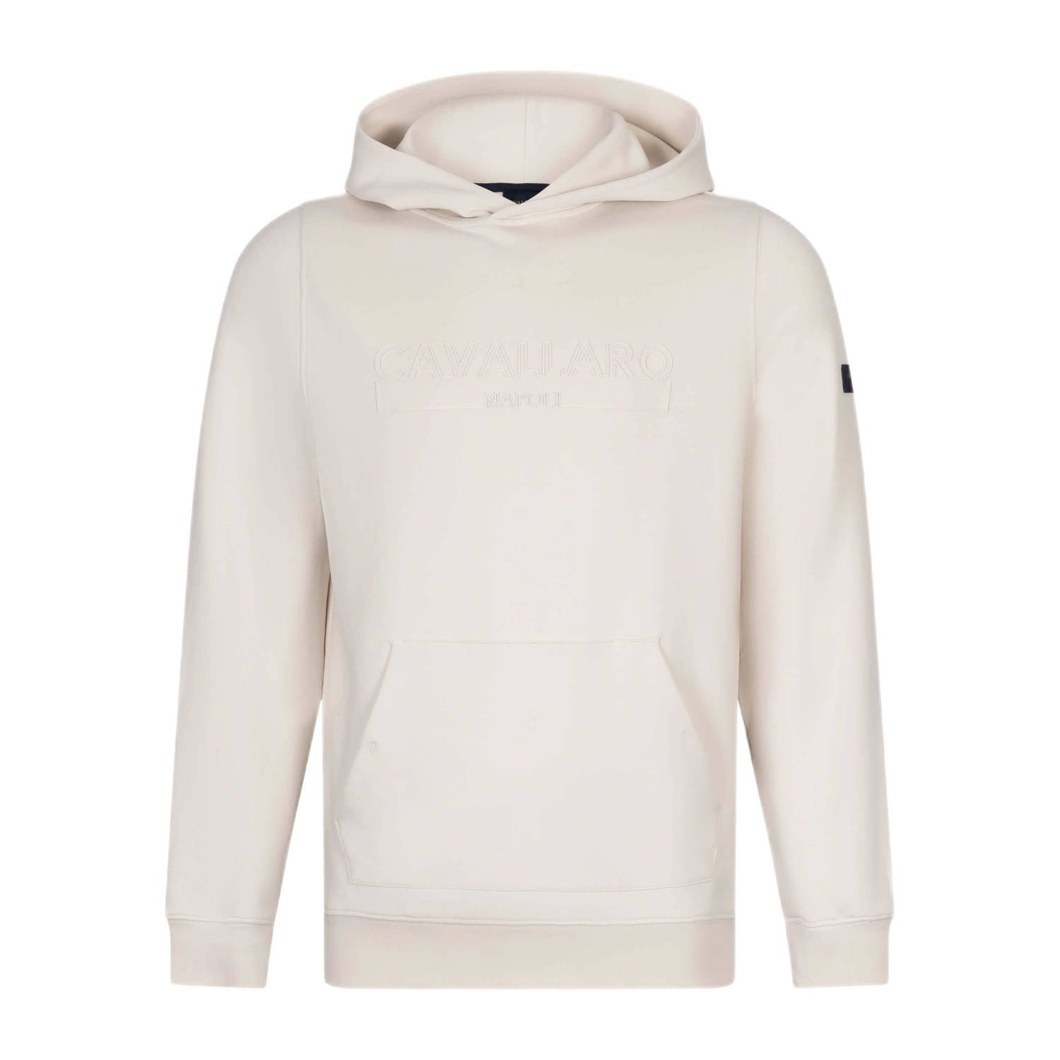 Cavallaro Stijlvolle Beciano Hoodie voor Mannen Beige Heren