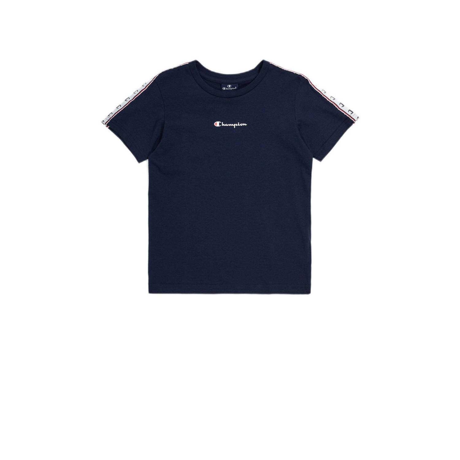 Champion T-shirt met logo donkerblauw