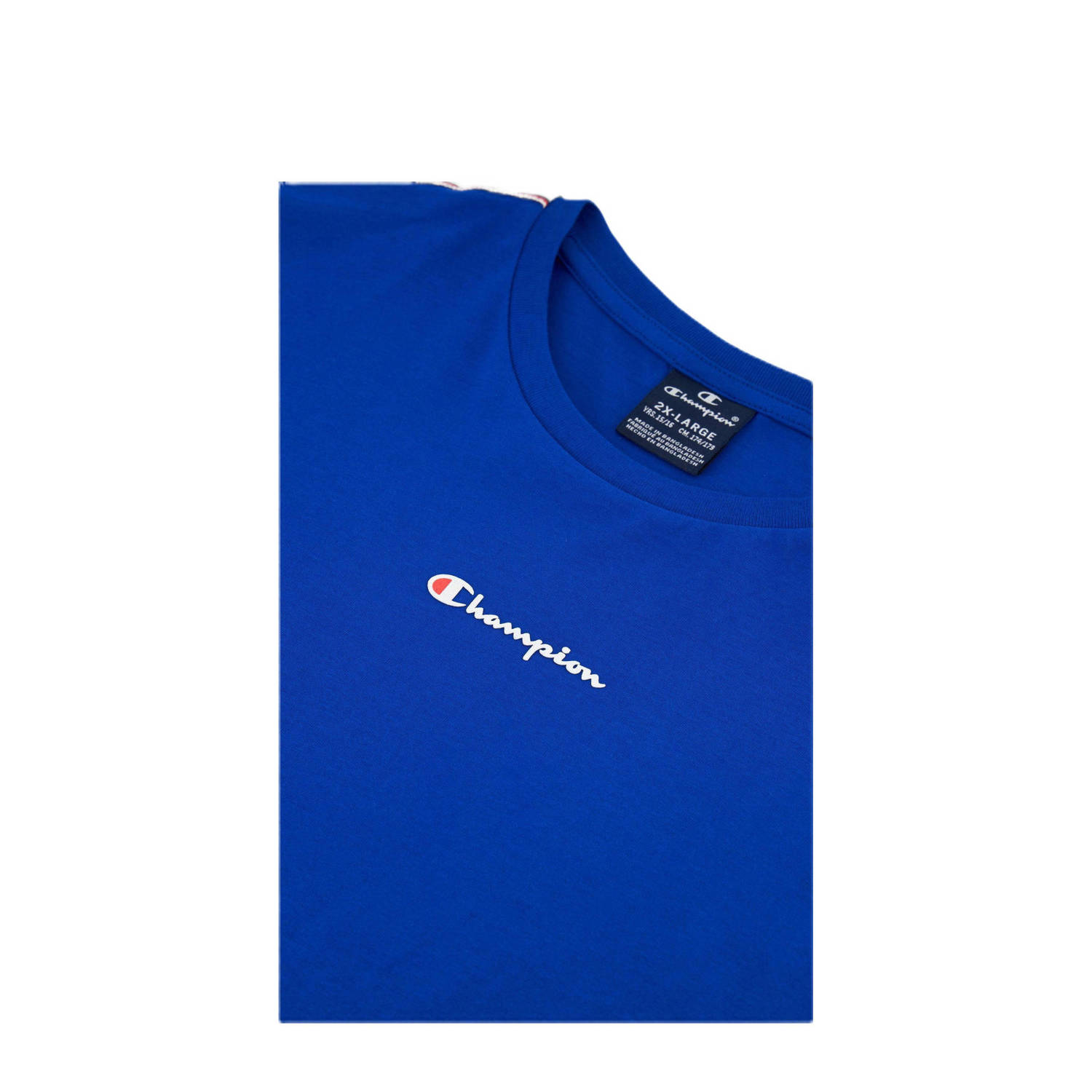 Champion T-shirt met logo blauw