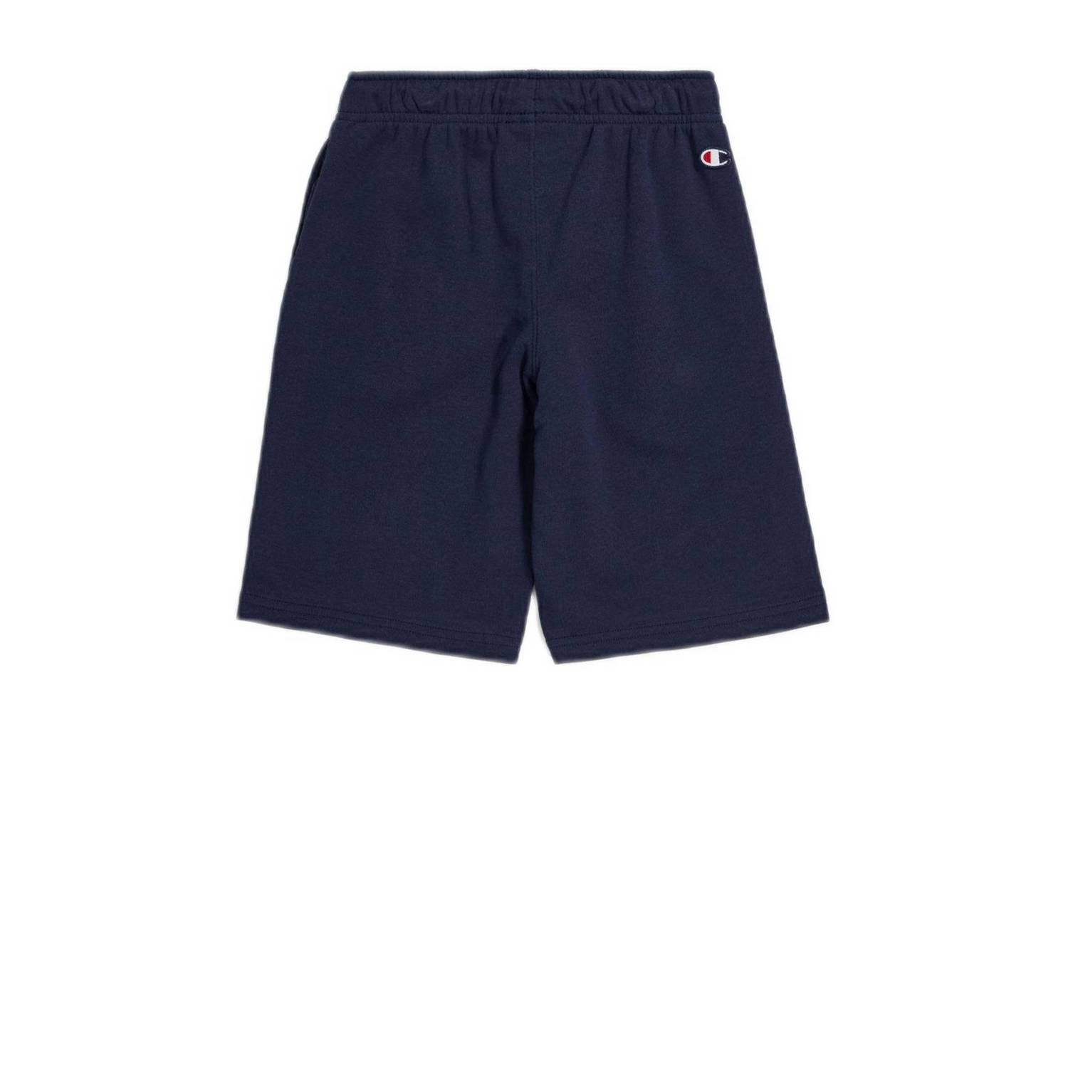 Champion sweatshort met logo donkerblauw