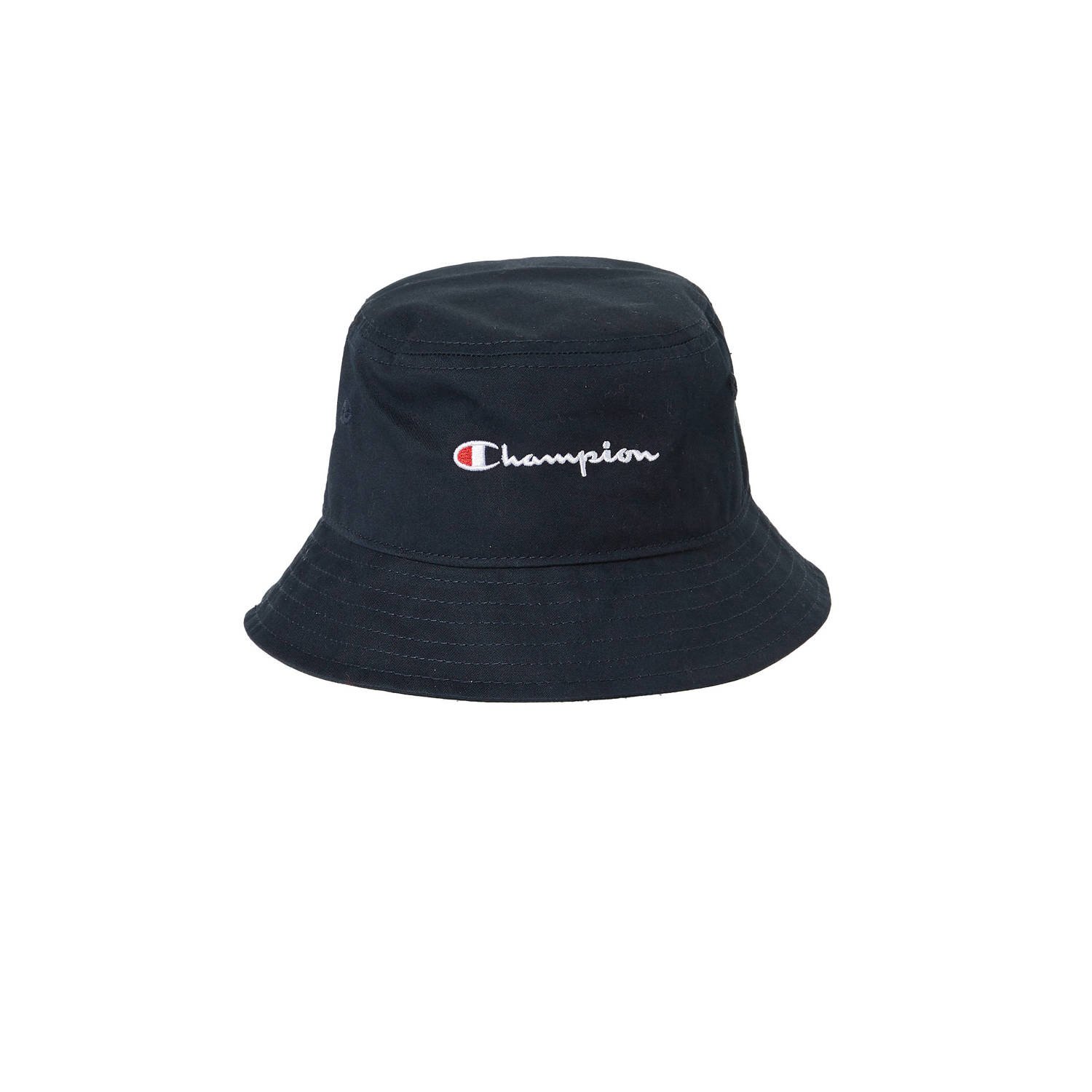 Champion bucket hat donkerblauw Hoed Katoen Logo L-XL