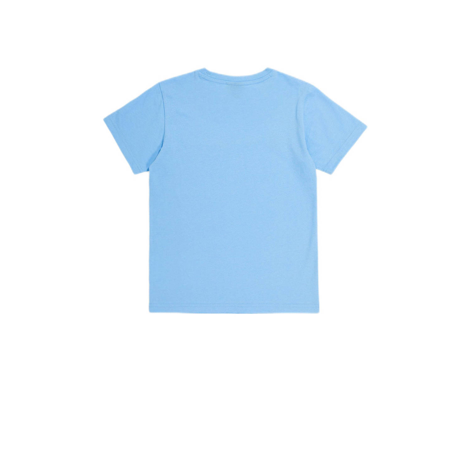 Champion T-shirt met logo lichtblauw