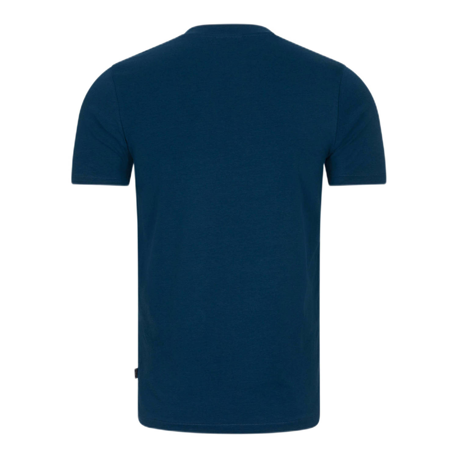 Cavallaro Napoli regular fit T-shirt Bari met logo blue opal