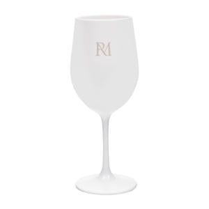 RM Monogram wijnglas (wit) 