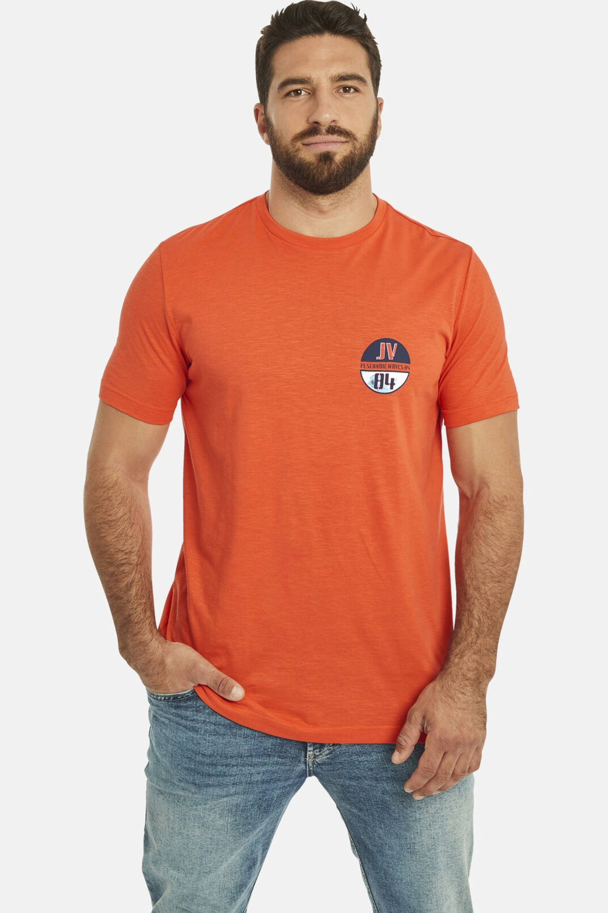 Oranje t shirts voor heren online kopen Wehkamp