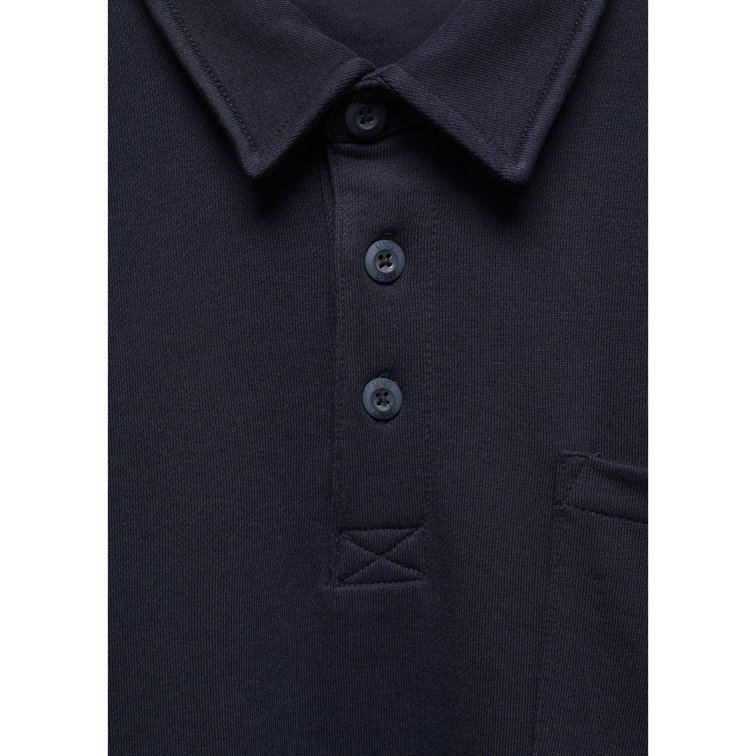 Mango Kids longsleeve donkerblauw